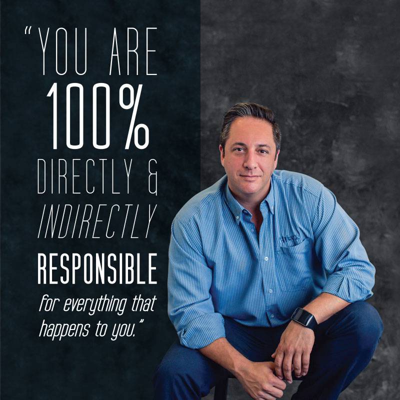 Peter Perez. Hitex Marketing VP of Sales. Quote: "You are 100% directly and indirectly responsible for everything that happens to you"